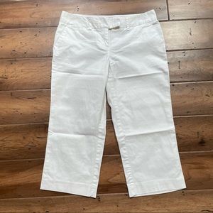 Daisy Fuentes 4P White Capri Pants